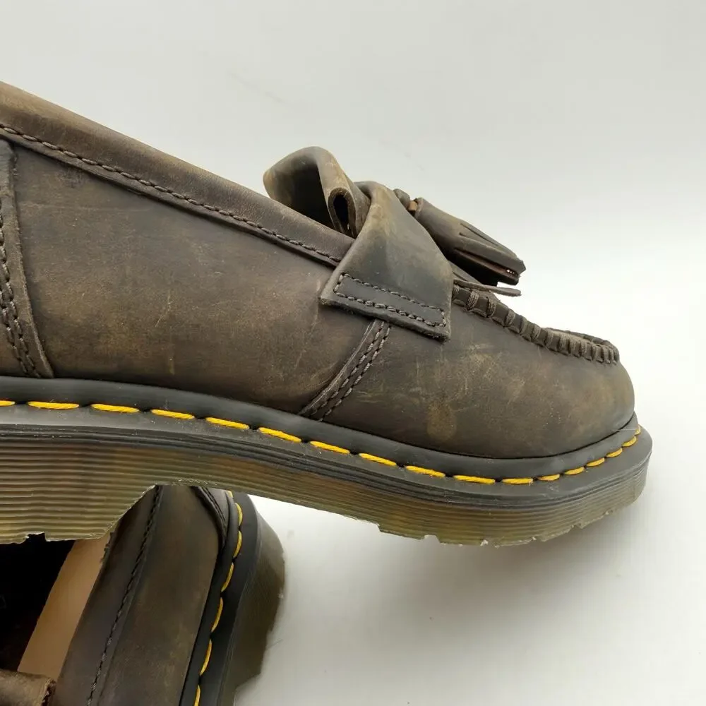 Dr. Martens Womens Adrian Bex Loafers EU 38 US 7 Brown Leather EUC